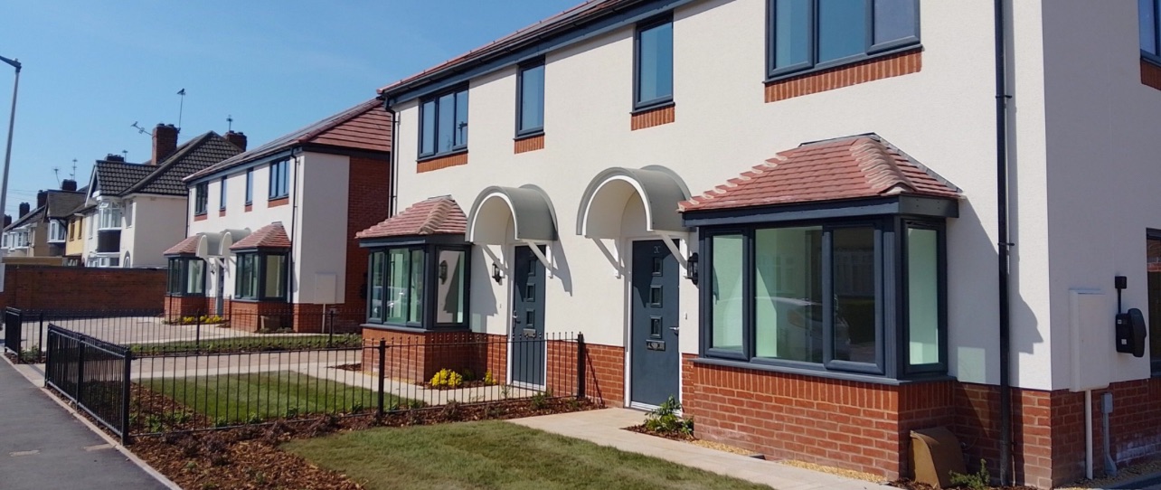 Social housing development within the West Midlands designed by an architect